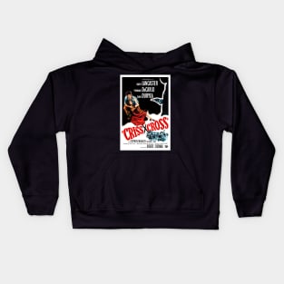 Criss Cross Vintage Poster Kids Hoodie